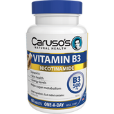 Caruso's Natural Health Vitamin B3 500mg 60 Tablets